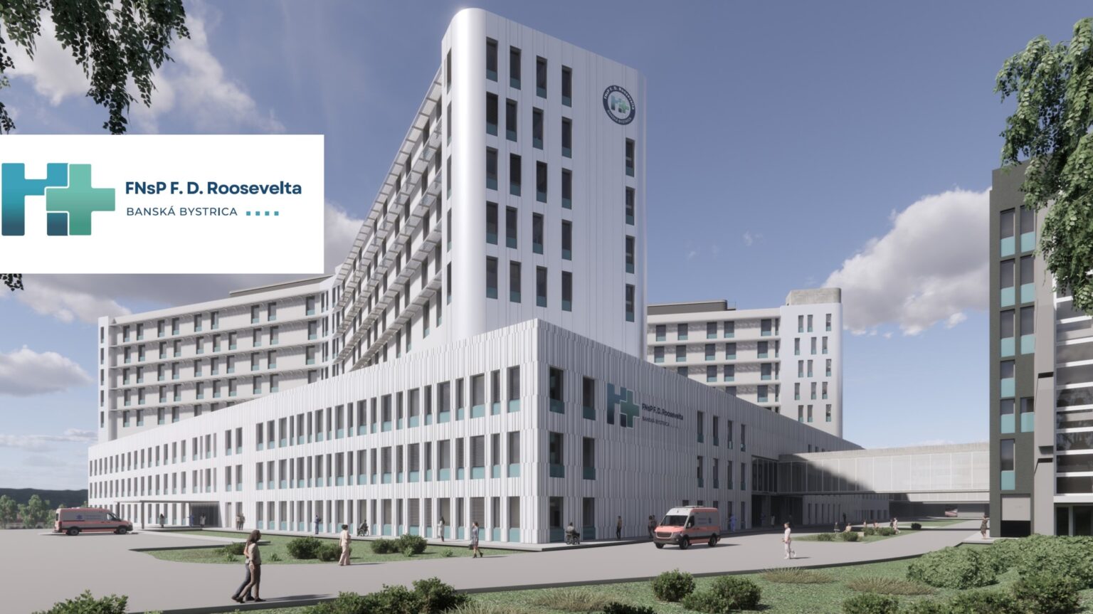 Nemocnica a poliklinika F. D. Roosevelta v Banskej Bystrici.