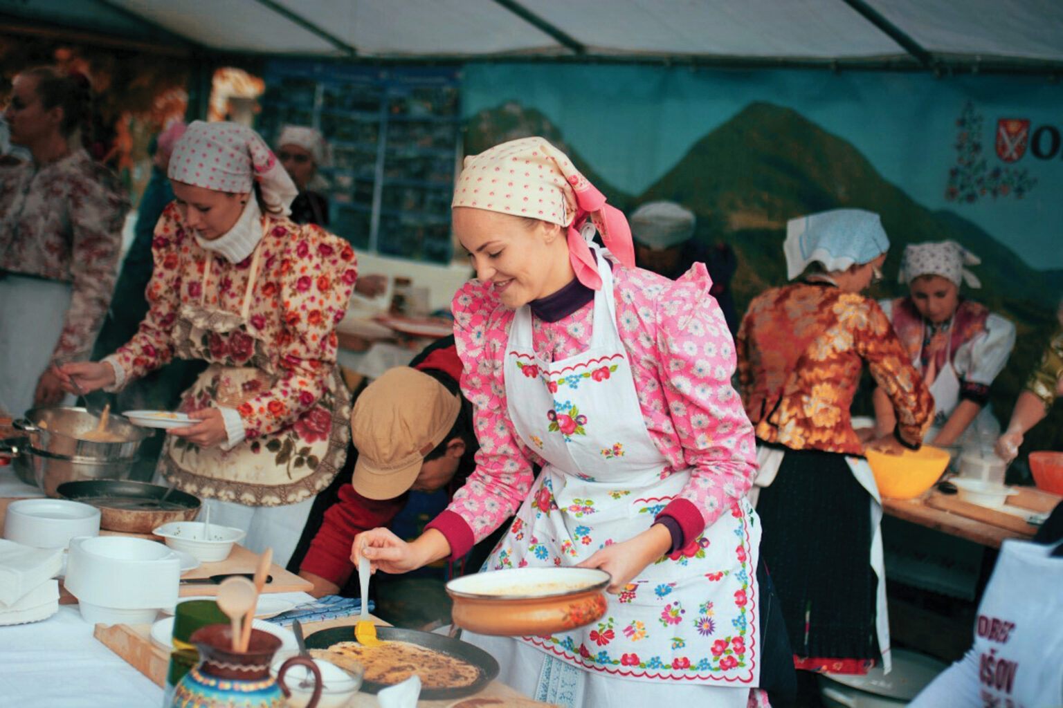 Gastrofestival v Margecanoch patrí v Košickom kraji k tým najobľúbenejším. Jeho základom sú prezentácia a ponuka tradičnej kuchyne. Foto: Košice Región Turizmus