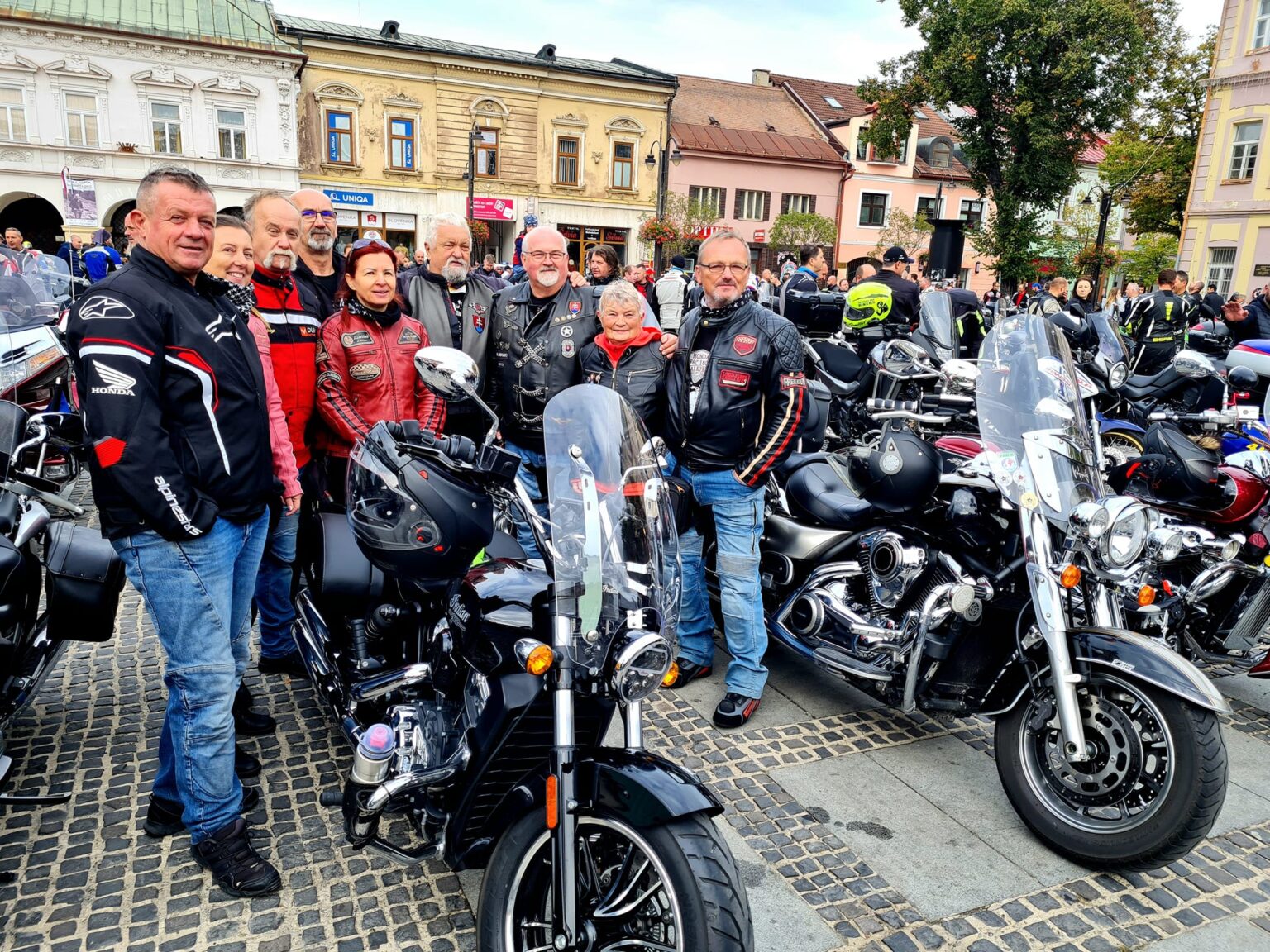 Motorkári nechali svoje mašiny znieť. Foto: mesto Liptovský Mikuláš