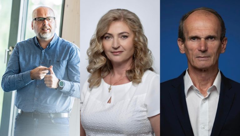 Traja zo zvolených poslancov z PSK. FOTO: Facebook