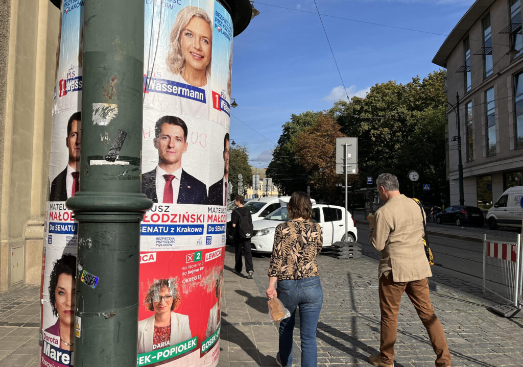 Volebná kampaň v Poľsku. Foto: Anna Čujová