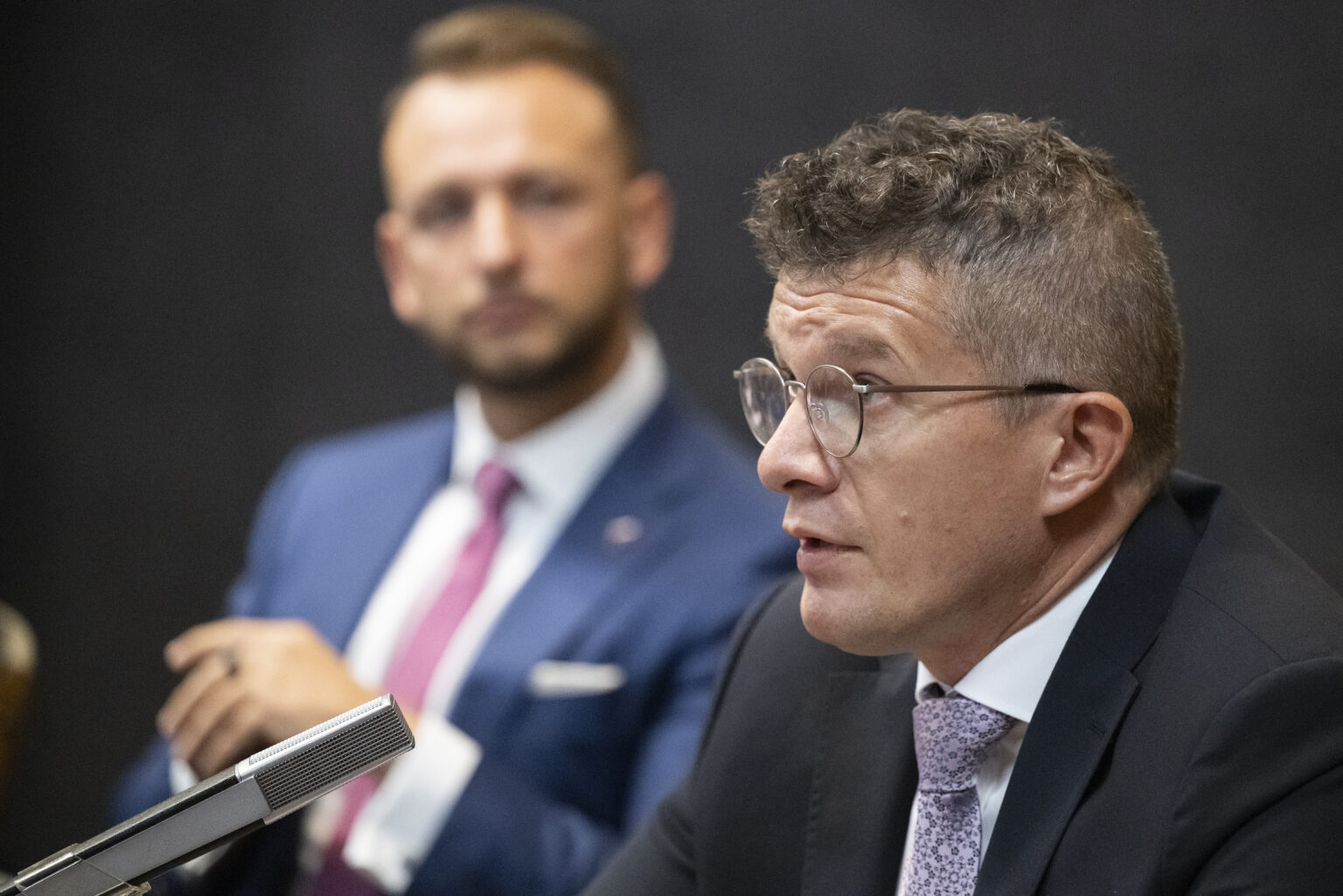 Matúš Šutaj Eštok a Branislav Zurian. Foto: Martin Baumann/TASR