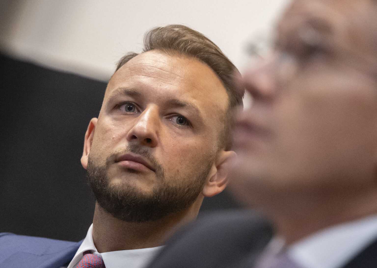 Vľavo Matúš Šutaj Eštok (Hlas) a vpravo Branislav Zurian. Foto: Martin Baumann/TASR