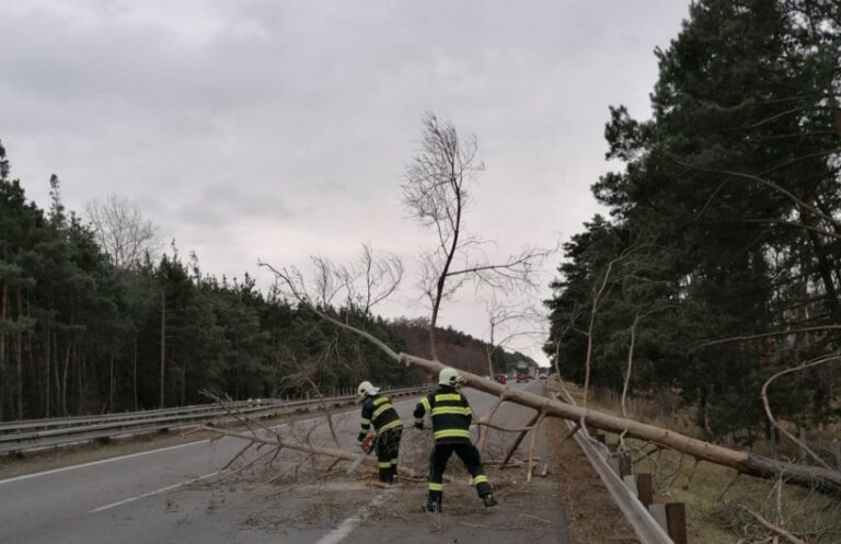 Hasiči bojovali s vetrom. Na Kysuciach odtrhlo strechu, na Orave padali stromy