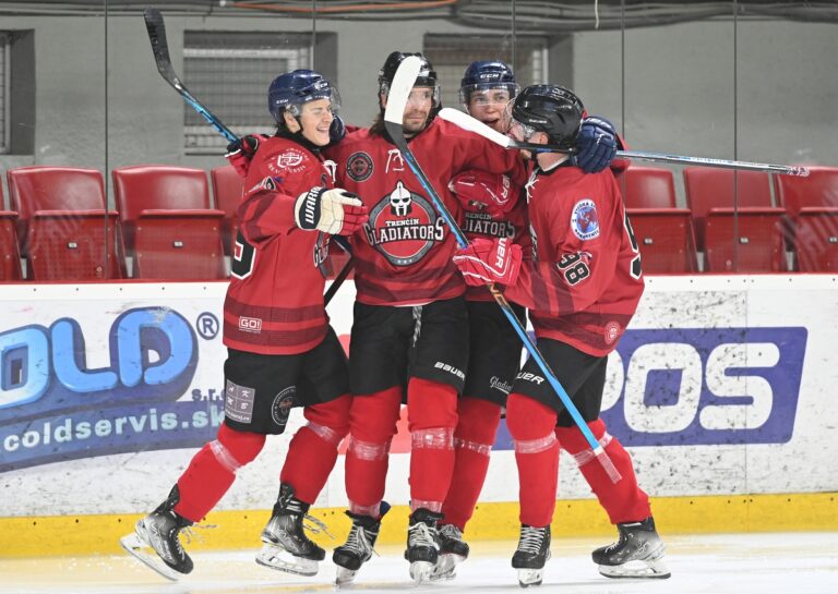 Gladiators Trenčín majú na konte ďalšiu výhru. Foto Tomáš Somr