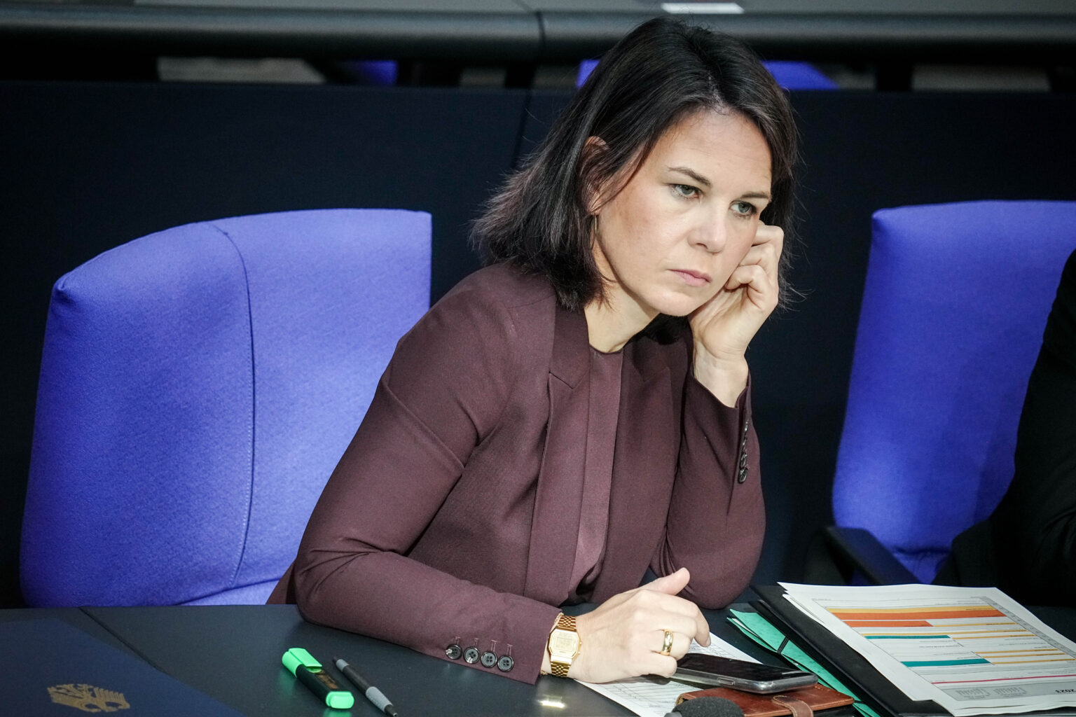 Nemecká ministerka zahraničných vecí Annalena Baerbocková.
Foto: TASR/DPA 