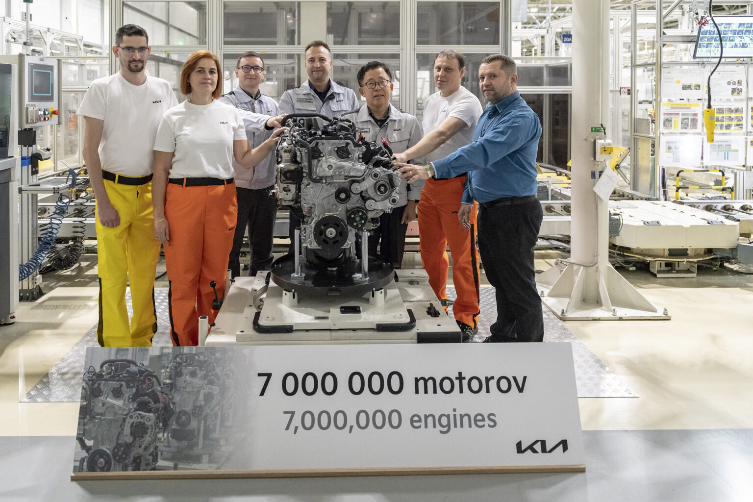 Jediný výrobca motorov na Slovensku ich vyrobil už 7 miliónov. FOTO: KIA Motors Slovakia