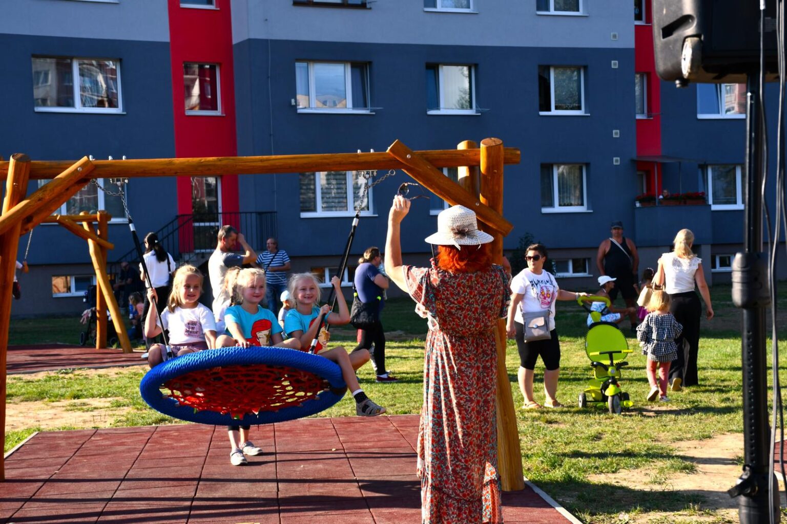 Detské ihrisko Rodinka otvorili pred cca mesiacom. Foto: Mesto Svidník.