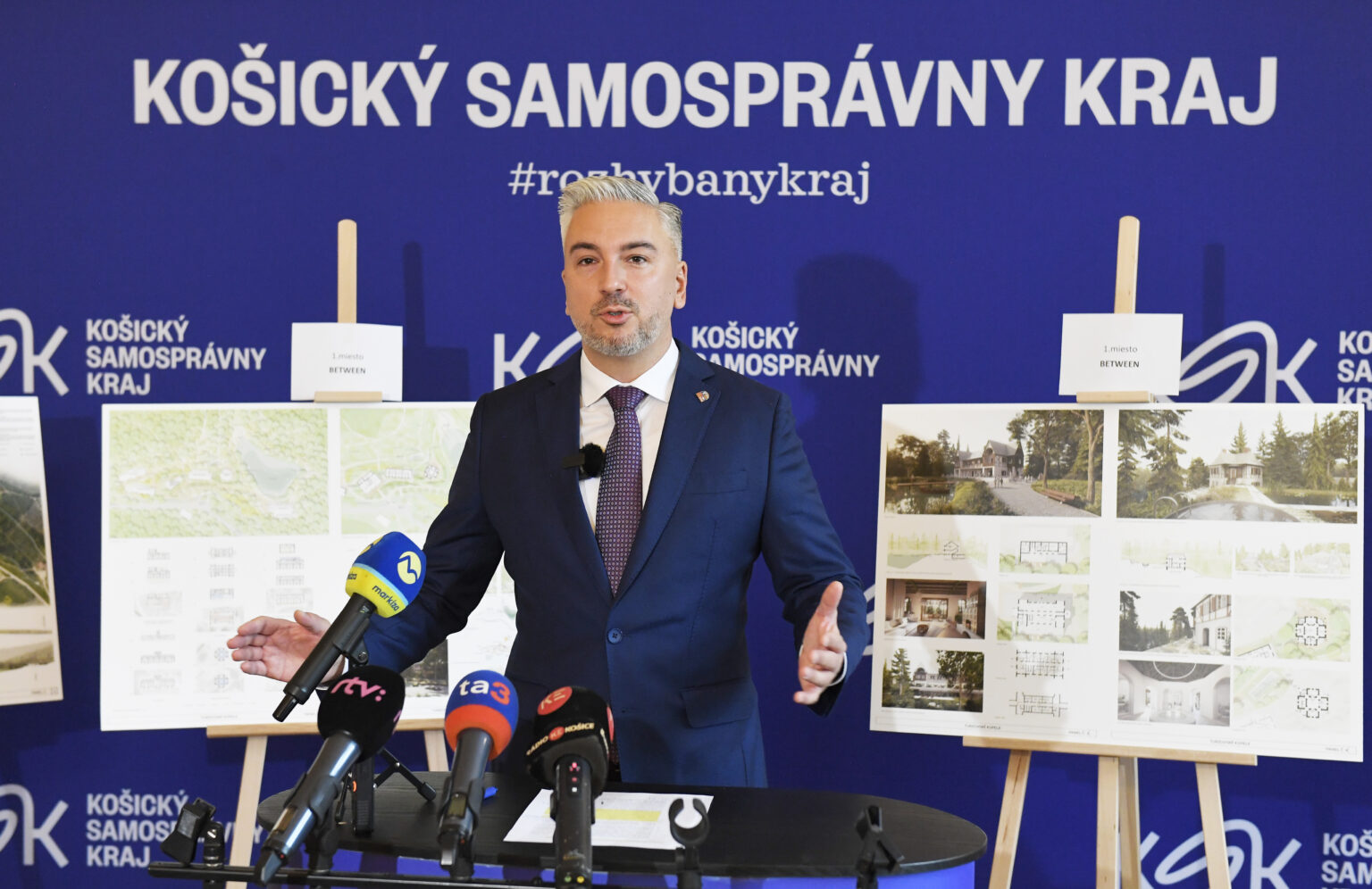 Predseda Košického samosprávneho kraja (KSK) Rastislav Trnka Foto: František Iván / TASR