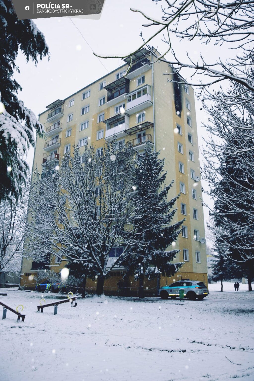 čase okolo 17.13 hod. na ulici Obrancov mieru. Foto: FB Polícia SR BB
