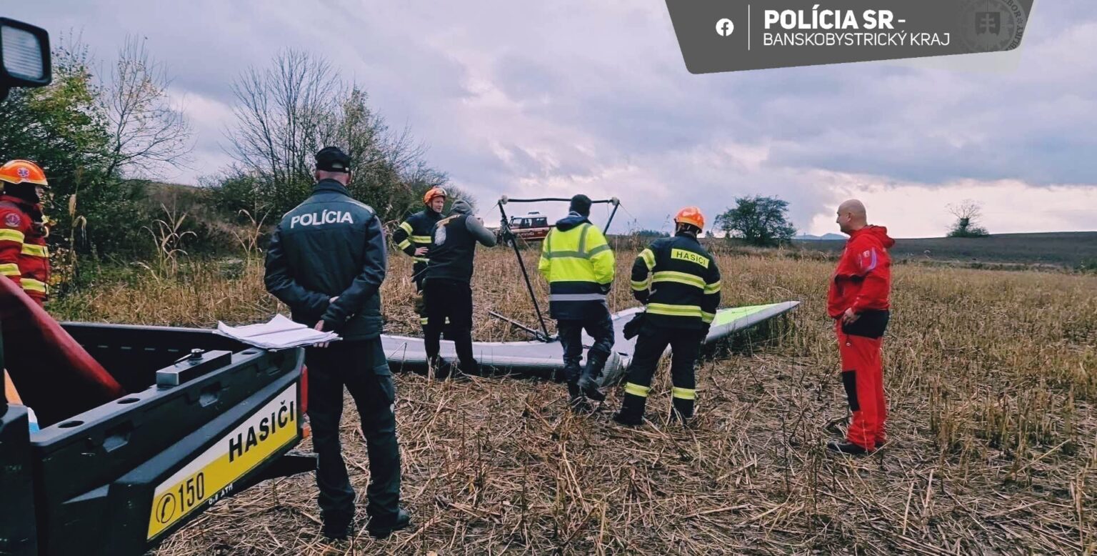 Muž pád rogala neprežil. Foto: FB Polícia SR BB