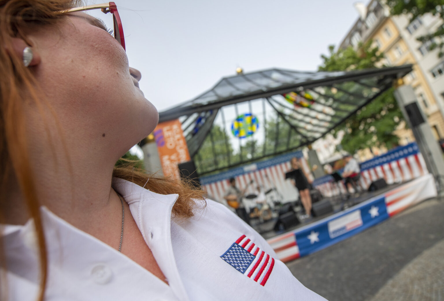 Oslavy Dňa nezávislosti USA na Hviezdoslavovom námestí v Bratislave. Foto: Martin Baumann/TASR
