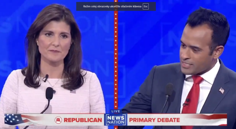 Neviete ani vymenovať tri oblasti Ukrajiny! Povedal to Ramaswamy o Bidenovi a Haleyovej