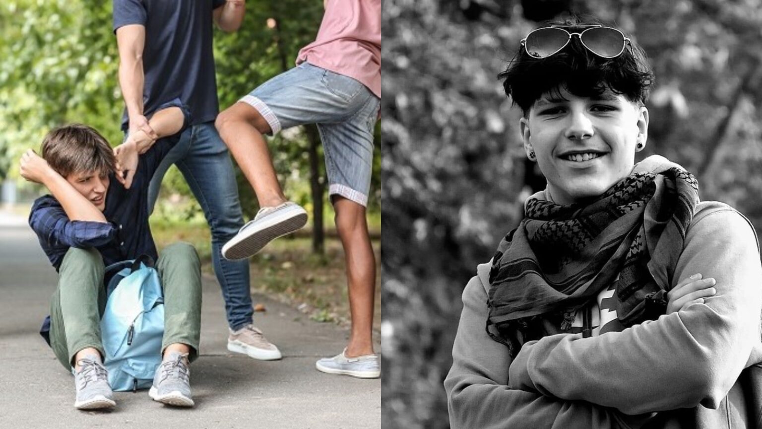 Po samovražde deviataka Romana z Parchovian sa problému šikany začal intenzívnejšie venovať aj Úrad komisára pre deti. Foto koláž:  AdobeStock.com/ Archív rodiny