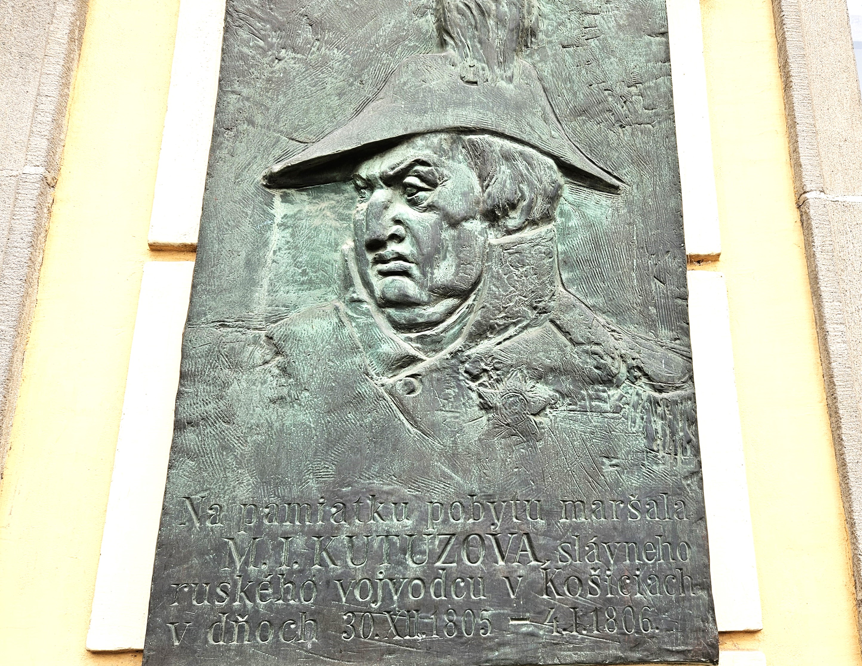 V Košiciach nocoval Napoleonov veľký súper Kutuzov. Mestu sa poďakoval po nemecky