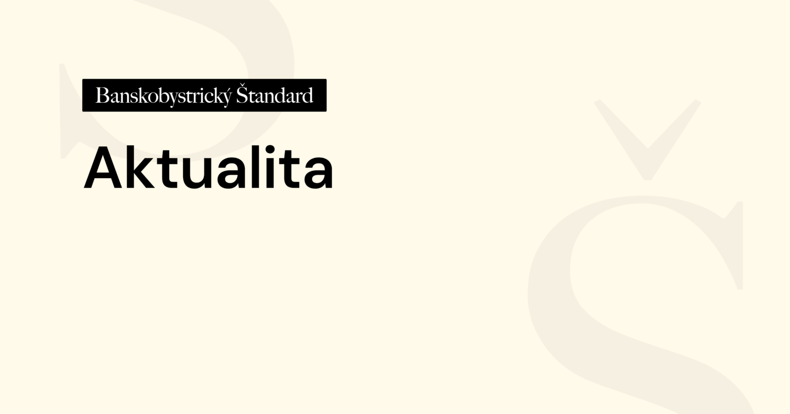 Aktualita. Foto: Štandard 