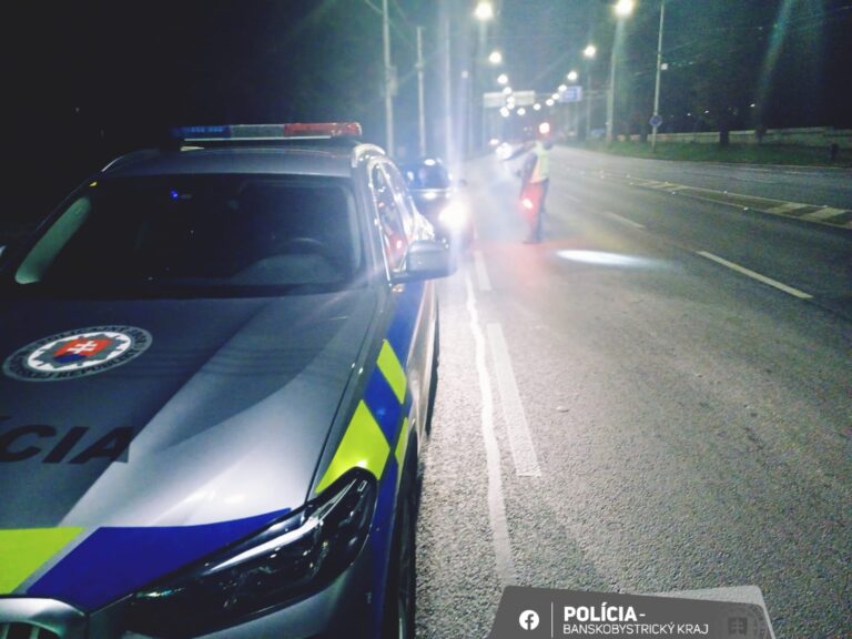 Policajná akcia v Banskobystrickom kraji: Traja nezodpovední vodiči nafúkali!