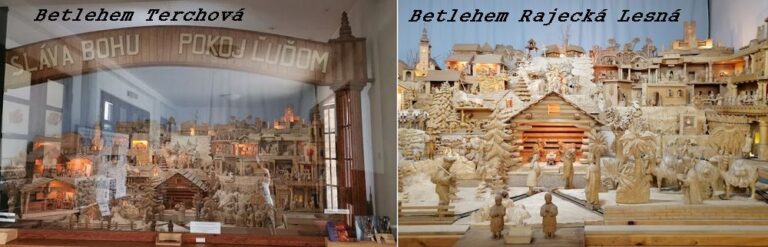 Dva krásne pohyblivé betlehemy v Terchovej a Rajeckej Lesnej. Foto: Pavol Konštiak