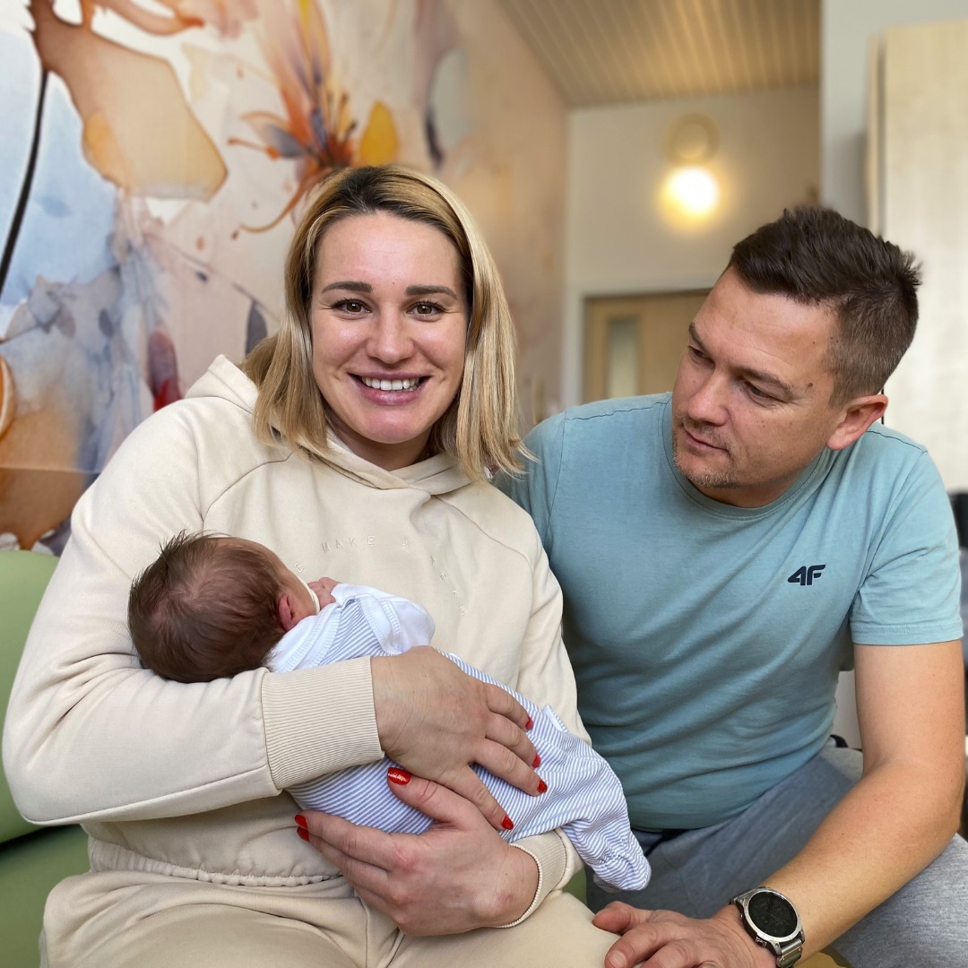 FOTO: Biatlonistka Fialková: Stala sa tisícou mamičkou v banskobystrickej nemocnici