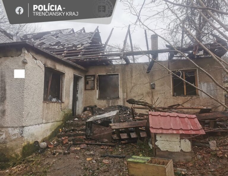 Pri požiari sa našli telesné pozostatky
