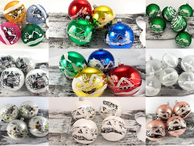 Ručne vyrobené vianočné ozdoby. FOTO: Okrasa Čadca