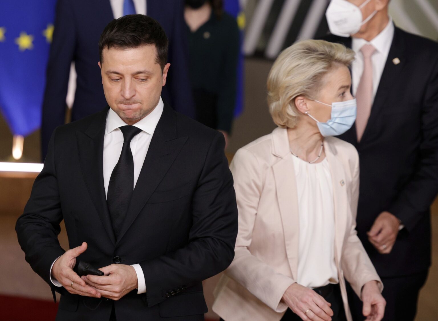 Volodymyr Zelenskyj, Ursula von der Leyenová. Zdroj: profimedia.sk