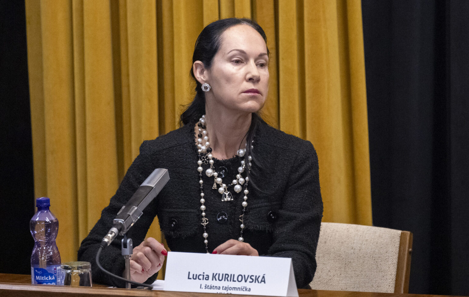 Lucia Kurilovská sa bráni vyjadreniam, ktoré súvisia s pokutou za rýchlu jazdu. Foto: TASR