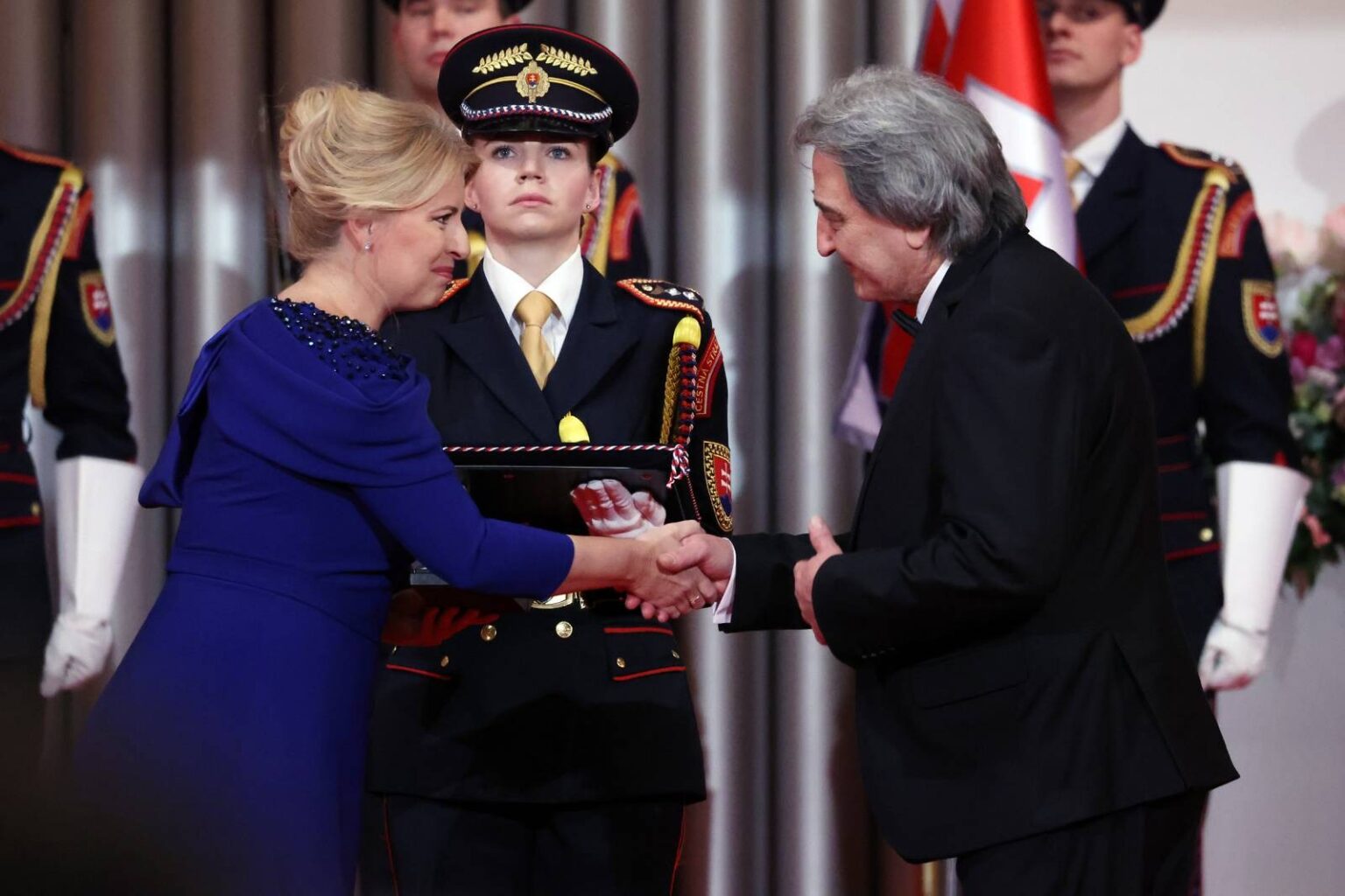 Ocenený Marián Marko Foto: FB Prezidentka Zuzana Čaputová