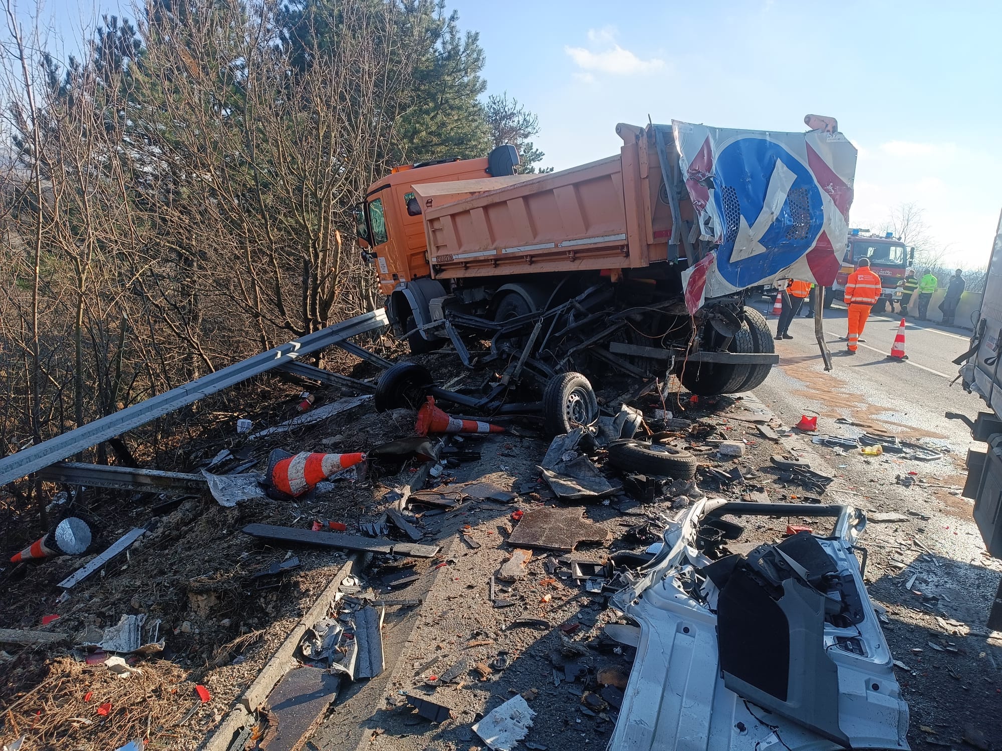 Tragická nehoda: Diaľnica v smere na Trenčín je už prejazdná