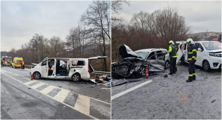 Na mieste zomrel 32-ročný muž. Foto: Polícia SR - Trenčiansky kraj/Facebook