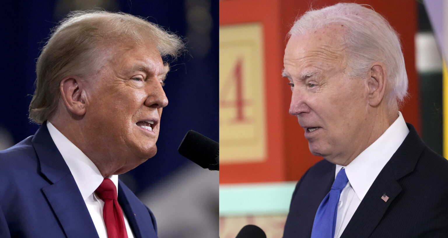 Donald Trump a Joe Biden. Foto: TASR/AP