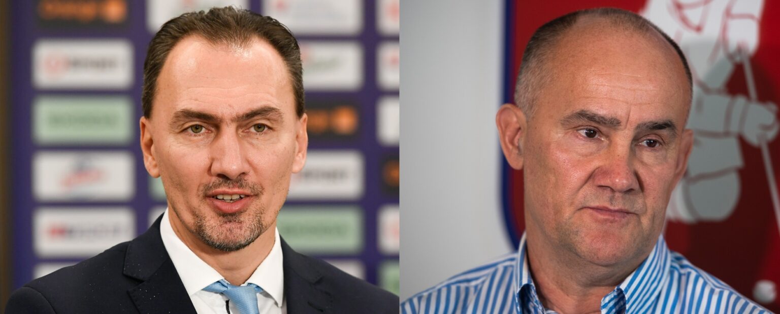 Miroslav Šatan a Miloš Radosa. Foto: TASR. 