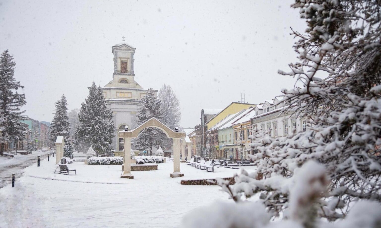 Ilustračná fotografia. Námestie sv. Egídia v Poprade Foto: FB Mesto Poprad