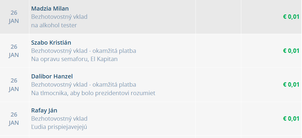 Prezidentský transparentný účet Andreja Danka zaplavili centové dary