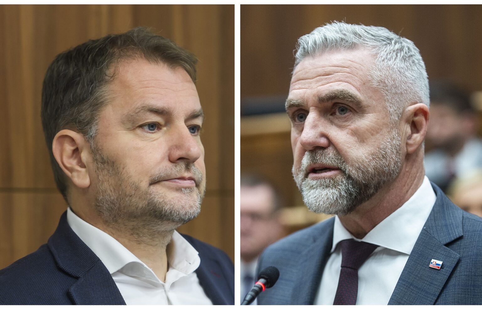 Igor Matovič a Tibor Gašpar: Foto: Jaroslav Novák a Jakub Kotian/TASR