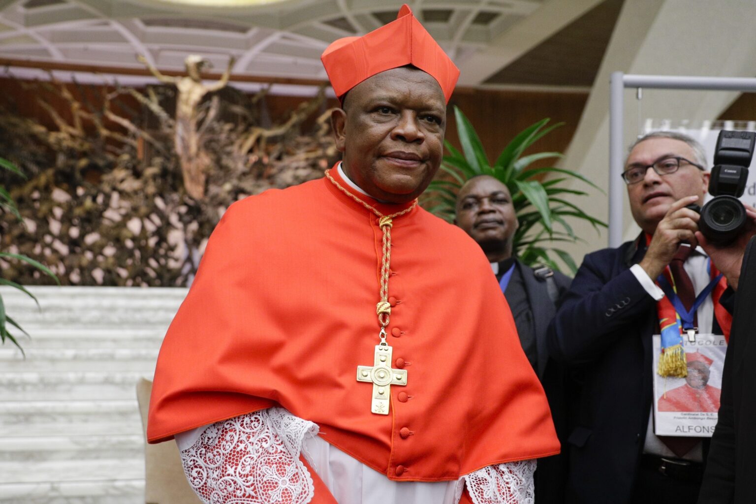 Kardinál Fridolin Ambongo Besungu. Foto: TASR/AP