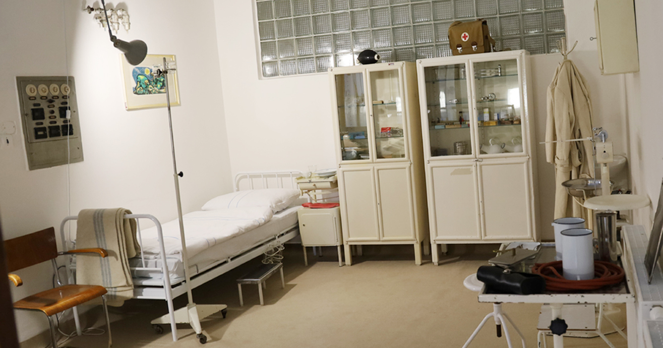 Bojnická nemocnica zriadila expozíciu retro ambulancie zo 60. rokov 20. storočia. Foto: TSK
