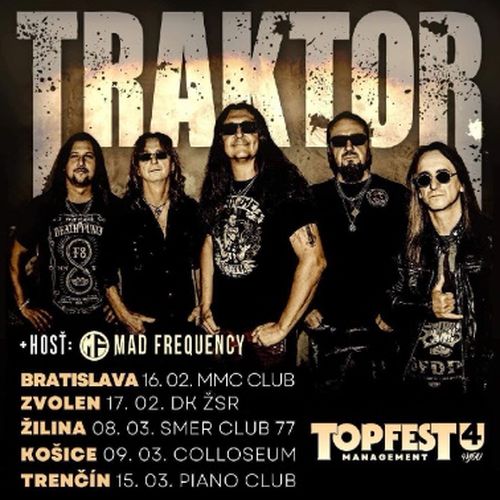Skupina TRAKTOR mieri do piatich slovenských miest
