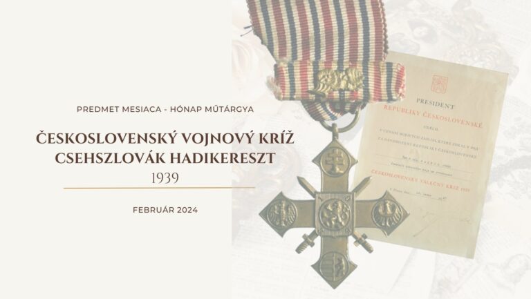 Československý vojnový kríž Foto: GMM R. Sobota