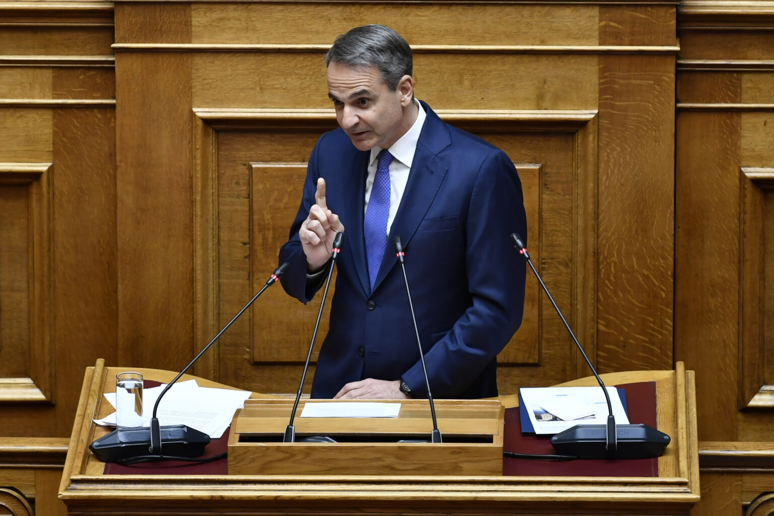 Grécky premiér Kyriakos Mitsotakis. Foto: TASR/AP