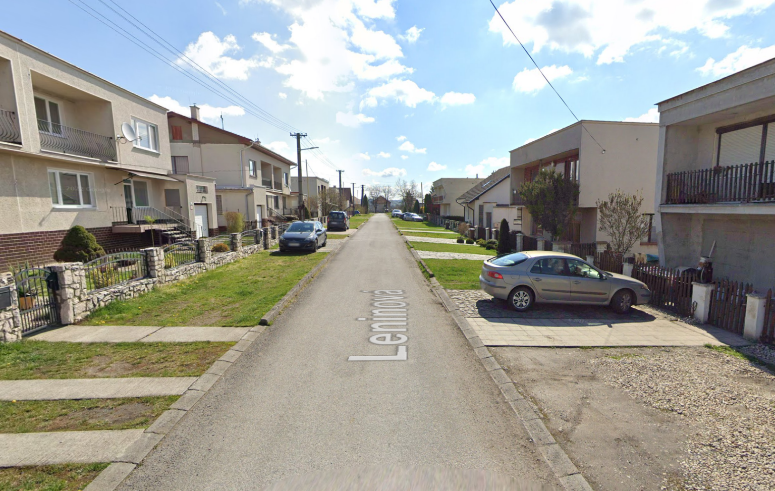 Bývalá Leninova ulica v Bušinciach Foto: Google Street View