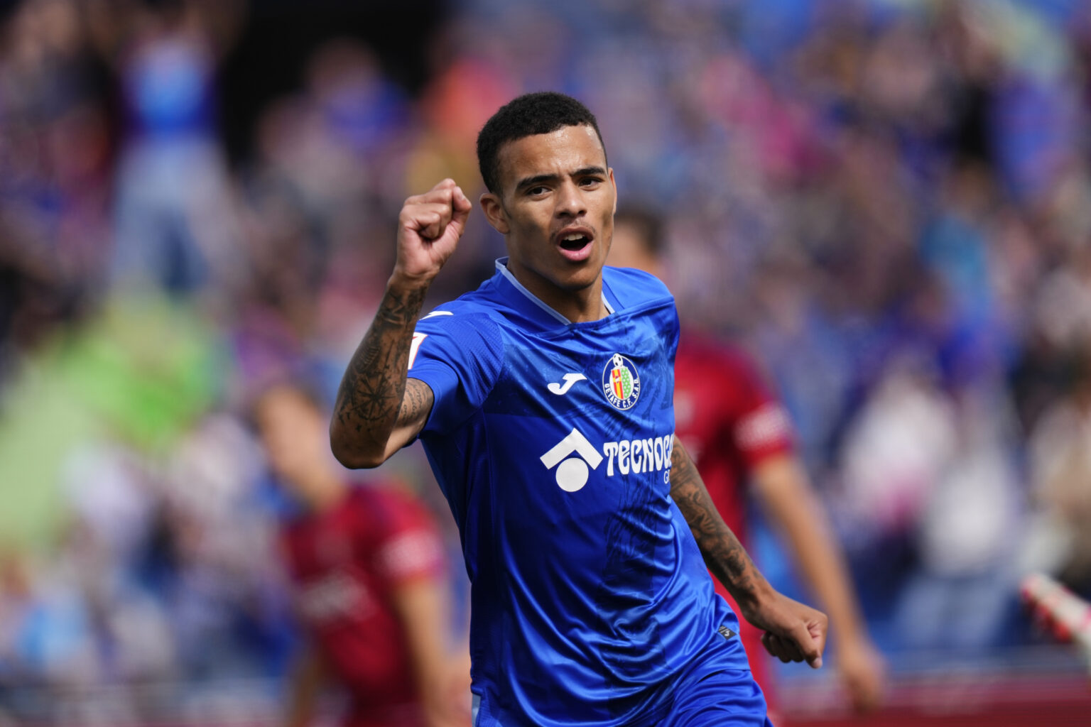Hráč Realu Madrid Jude Bellingham údajne počas zápasu označil útočníka Getafe Masona Greenwooda za „násilníka“. Foto: TASR/AP