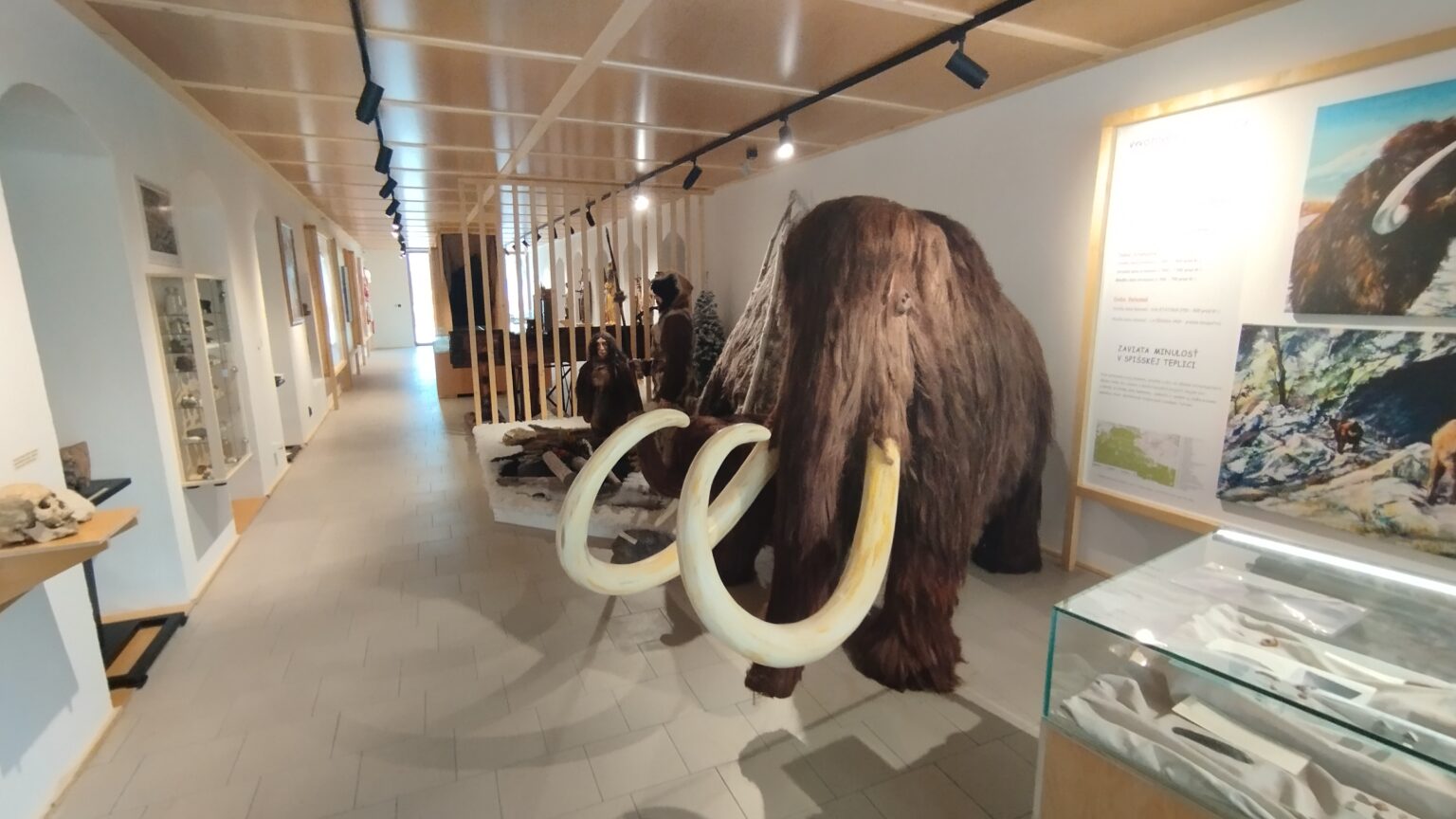 Obecné múzeum v Spišskej Teplici aj s mamutom. Foto: Rastislav Ovšonka