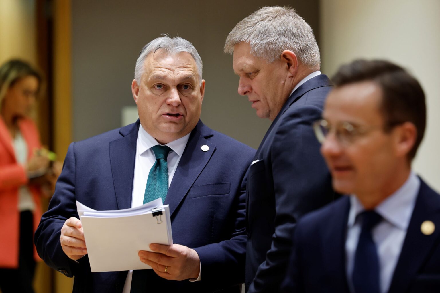 Viktor Orbán a Robert Fico. Foto: TASR/AP