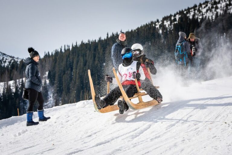 Pretekať bude možné len na drevených saniach. Foto: OOCR Región Horehronie