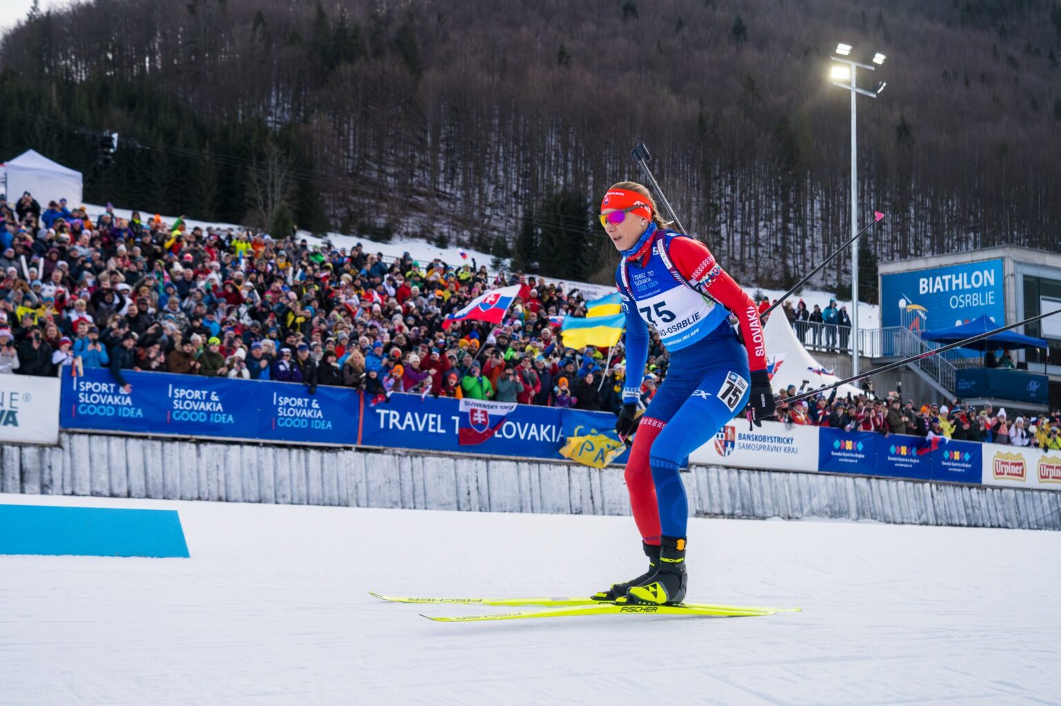 Anastasia Kuzminová sa do biatlonového diania vrátila na ME v Osrblí. Foto: FB Slovenský biatlon