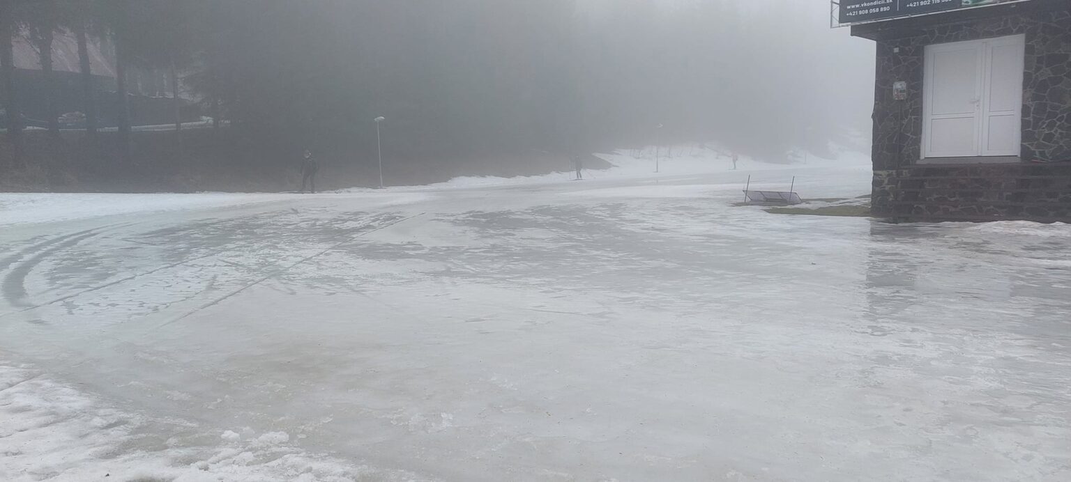 Na Skalke sú nepriaznivé podmienky. Foto: FB Mesto Kremnica