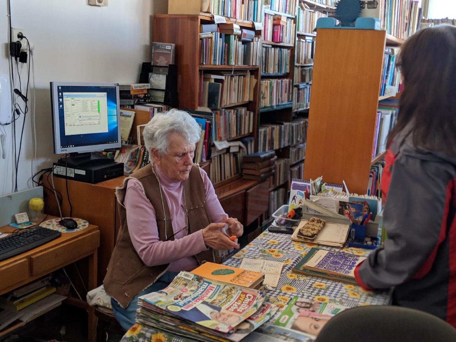 Pani Štrbová je knihovníčka srdcom i dušou, Foto: Kaláka