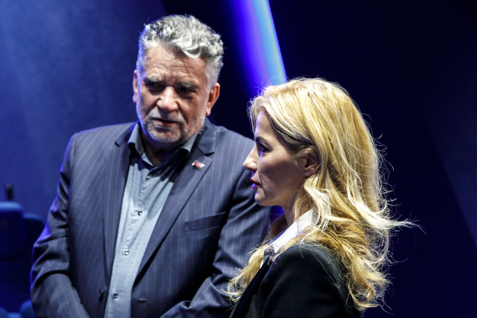 Martina Šimkovičová a Ľuboš Machaj. Foto Veselský/TASR