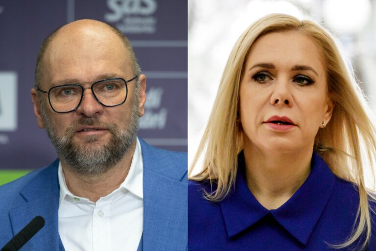 Richard Sulík a Denisa Saková. Foto: Pavel Neubauer/TASR, Dano Veselský/TASR